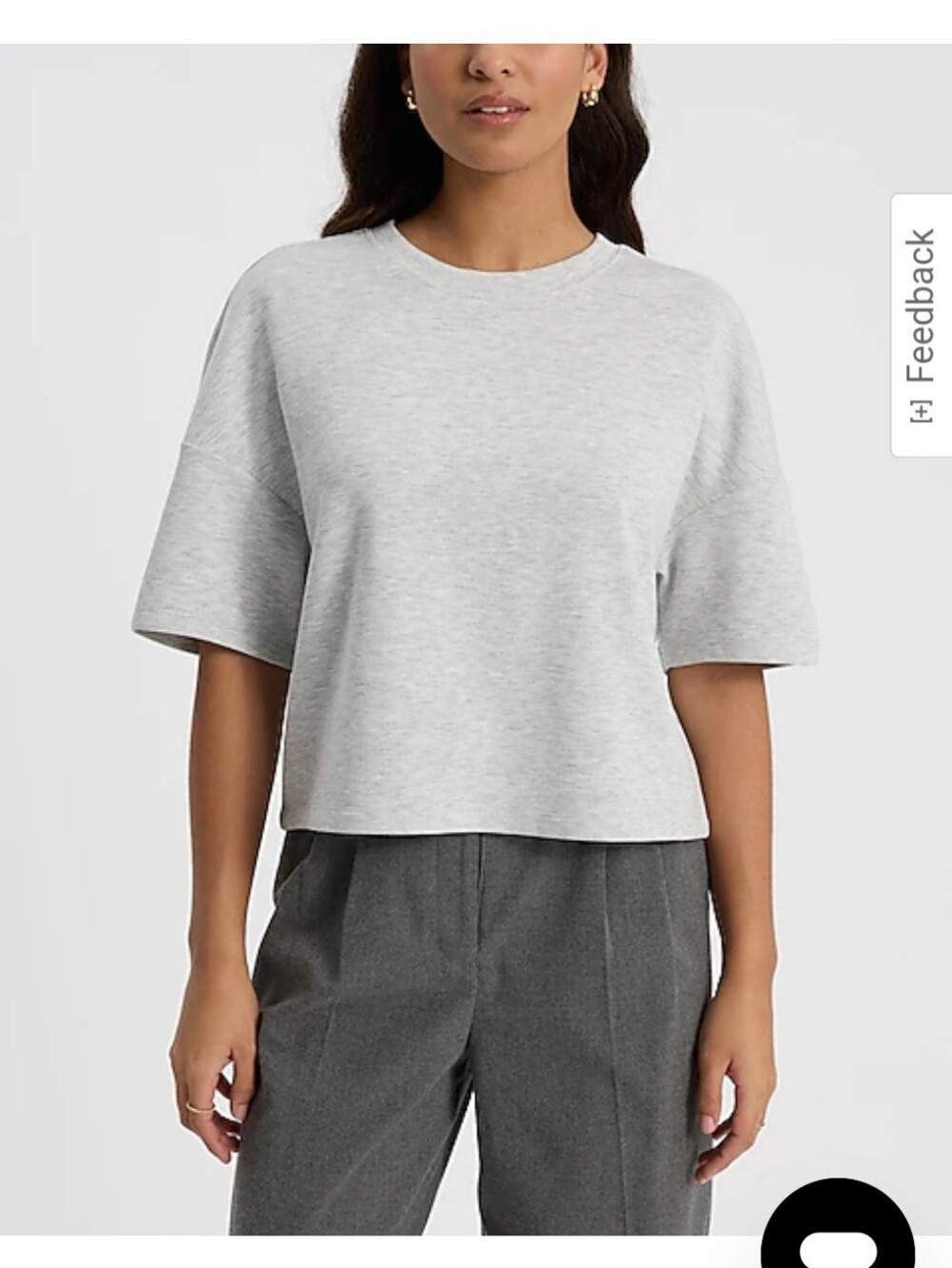 Short-Sleeve Crewneck Top